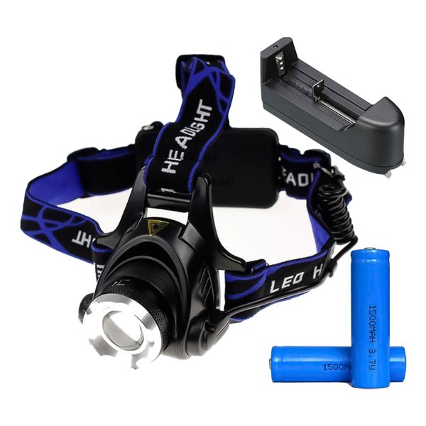LINTERNA MINERA DE 1 LUZ REDONDA 800MAH